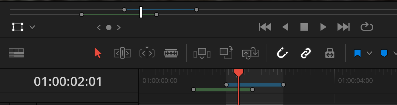 オーディオとビデオのイン点、アウト点を作成後に、他のページでいずれかの点を移動すると、作成したイン点、アウト点がなくなる場合がある